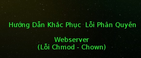 Hướng dẫn khắc phục lỗi phân quyền server trên VPSSIM