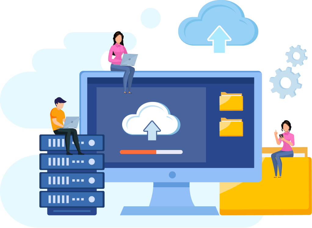 Cloud Computing Illustration Cloud Computing Illustration