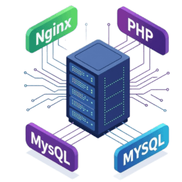 LEMP Stack Server is installed and optimized for Nginx – PHP & MySQL (MariaDB).