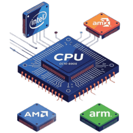 VPSSIM hỗ trợ VPS và Server sử dụng CPU: Intel, AMD & ARM.
