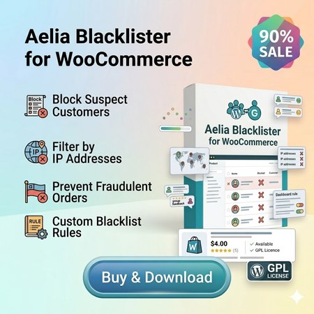 Aelia Blacklister for WooCommerce