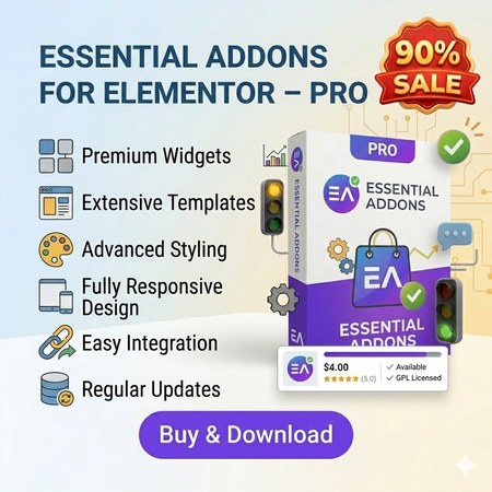 WordPress Theme & Plugin Essential Addons for Elementor – Pro