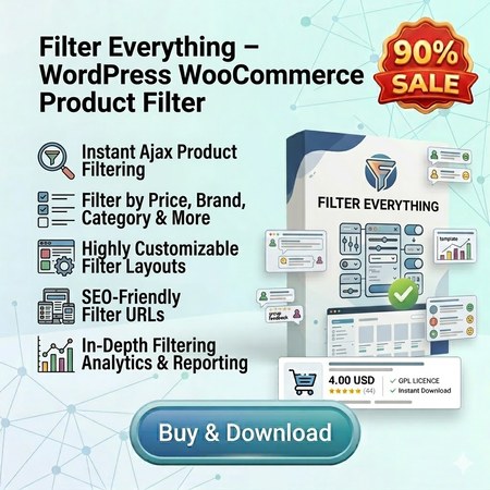 Buy Filter Everything – WordPress WooCommerce Product Filter Sale 90% ...