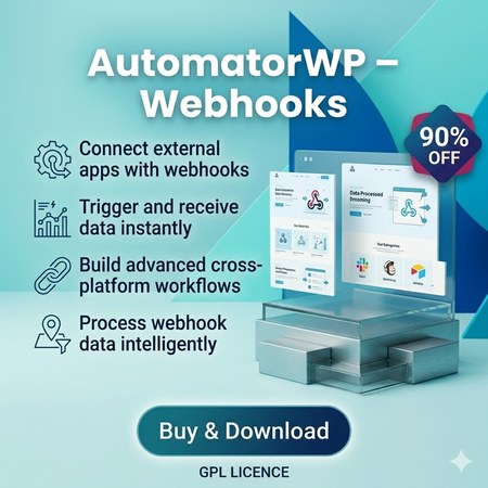 Buy AutomatorWP – Webhooks Sale 90% (7/2026)
